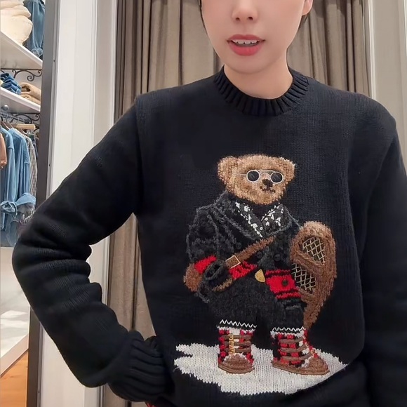 Lauren Teddy Bear Hoodie Polo Pullover Mit BÃ¤r Ralph Lauren Polo